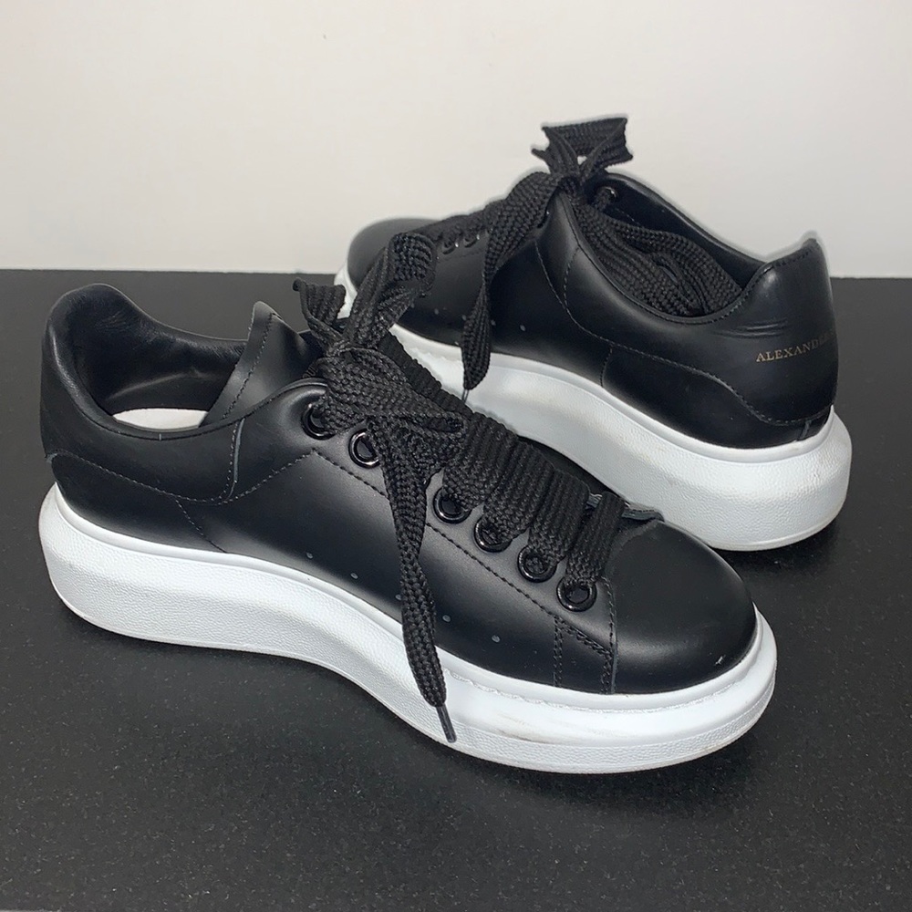 Alexander McQueen Leather Platform Sneaker